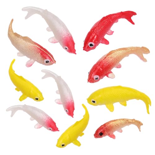 10 Stück Koi Modelle Künstliche Fische für Puppenhaus Aquarien Terrarien Farbenfrohe Deko für Zimmer Detailreiche Figuren 10 Stück Koi Modelle Künstliche Fische für Puppenhaus Aquarien Terrarien Farbenfrohe Deko für Zimmer Detailreiche Figuren von INOOMP