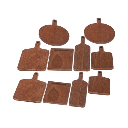 10 Stück Teiliges Schneidebrett aus Holz Dekorative Küchenaccessoires für Puppenhäuser Mini Szenen und DIY Projekte Kreativität und Hand Augen Koordination Fördern 10 Stück Teiliges Schneidebrett aus Holz Dekorative Küchenaccessoires für Puppenhäuser Mini Szenen und DIY Projekte Kreativität und Hand Augen Koordination Fördern von INOOMP
