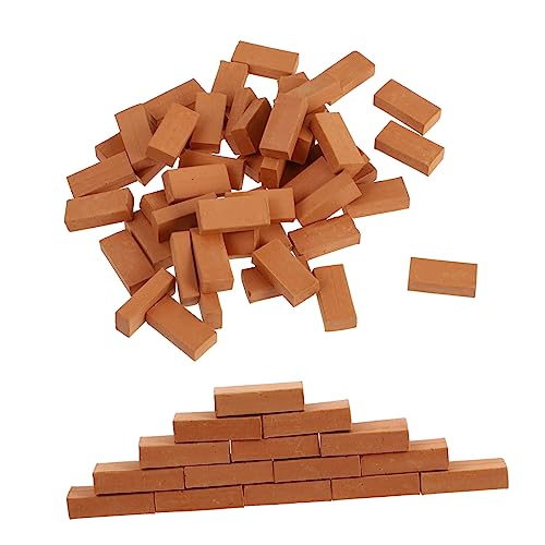 100 Stück Ziegelsteine für DIY Landschaftsdesign Bausatz für Sandtische und Szenen Kinderzimmer Dekoration und Architekturmodelle 100 Stück Ziegelsteine für DIY Landschaftsdesign Bausatz für Sandtische und Szenen Kinderzimmer Dekoration und Architekturmodelle von INOOMP