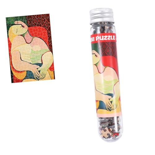 150 Stück Mini Puzzle Set Teile Kreatives Jigsaw für Erwachsene mit Berühmten Kunstmustern Unterhaltsames Rätselspiel im Testrohr Lernspielzeug für Entspannende Stunden 150 Stück Mini Puzzle Set Teile Kreatives Jigsaw für Erwachsene mit Berühmten Kunstmustern Unterhaltsames Rätselspiel im Testrohr Lernspielzeug für Entspannende Stunden von INOOMP