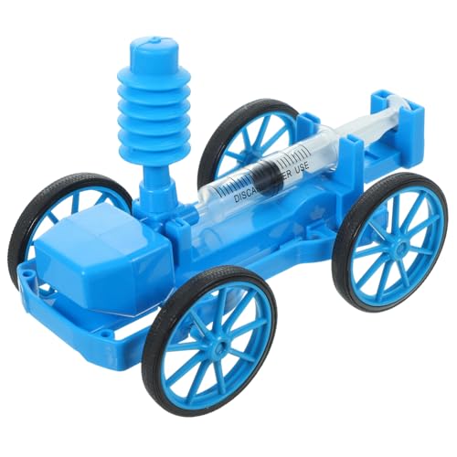 1Satz Lustiges DIY Zusammengebautes Luftbetriebenes Auto Handwerksspielzeug für Pädagogisches Experimentierset Kreatives Lernspielzeug Beobachtungs von INOOMP