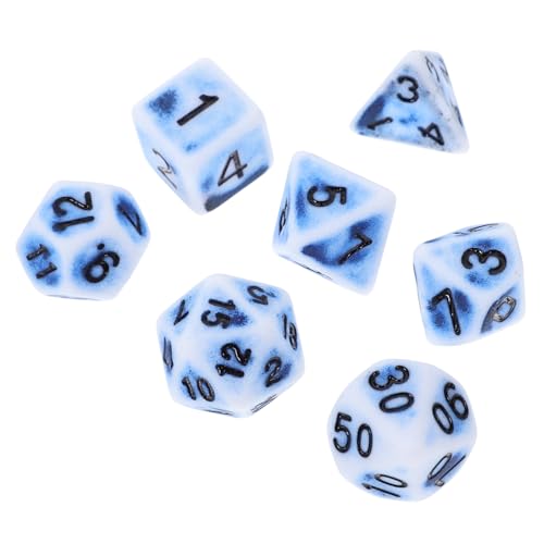 1Satz Teiliges Vintage Polyedrisches Würfelset Retro Design für Brettspiele Tischspiele Partys und Mehr Exquisites Zubehör mit Klaren für Spaß mit Freunden 1Satz Teiliges Vintage Polyedrisches Würfelset Retro Design für Brettspiele Tischspiele Partys und Mehr Exquisites Zubehör mit Klaren für Spaß mit Freunden von INOOMP
