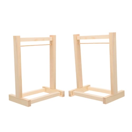 2 Stück Puppenhaus Wäscheständer Miniatur-puppenzubehör Miniatur-puppenhaus-kleiderständer Puppenkleidung Accessoires Puppenhaus-mini-kleiderständer Mini-kleiderbügel Khaki Holz 2 Stück Puppenhaus Wäscheständer Miniatur-puppenzubehör Miniatur-puppenhaus-kleiderständer Puppenkleidung Accessoires Puppenhaus-mini-kleiderständer Mini-kleiderbügel Khaki Holz von INOOMP