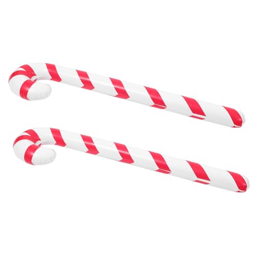 2 Stück aufblasbare Krücken weihnachtsballons dekorationen Weihnachten Ballons aus Zuckerstangen Weihnachtsdekoration Stöcke Rohrfolienballons Weihnachtskrückenballons Rohrballons 2 Stück aufblasbare Krücken weihnachtsballons dekorationen Weihnachten Ballons aus Zuckerstangen Weihnachtsdekoration Stöcke Rohrfolienballons Weihnachtskrückenballons Rohrballons von INOOMP