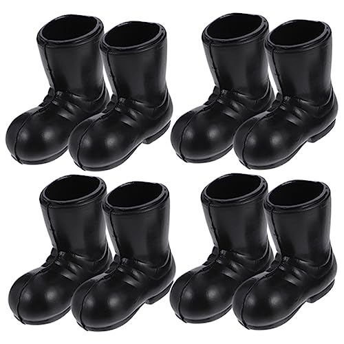 4 Paare Mini Weihnachtsstiefel Modell Dekorative Mini Schuhe für Puppenhaus Weihnachtsdeko Accessoires für Kreative DIY Projekte und Festliche 4 Paare Mini Weihnachtsstiefel Modell Dekorative Mini Schuhe für Puppenhaus Weihnachtsdeko Accessoires für Kreative DIY Projekte und Festliche von INOOMP