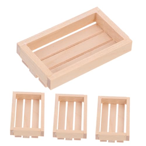 4 Stück Aufbewahrungskorb aus Holz Miniatur-Puppenhauszubehör Holzkisten zur Präsentation Micro Landscape Ornament Miniatur-Puppenhauskörbe Puppenhaus-Gemüsemodell hölzern Khaki 4 Stück Aufbewahrungskorb aus Holz Miniatur-Puppenhauszubehör Holzkisten zur Präsentation Micro Landscape Ornament Miniatur-Puppenhauskörbe Puppenhaus-Gemüsemodell hölzern Khaki von INOOMP