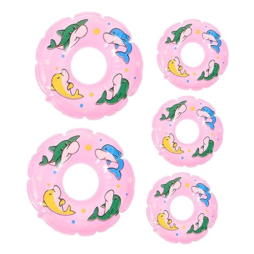 5 Stück Teiliges Mini Schwimmringe Deko für Puppenhaus Farbige Schwimmreifen für Fotografie und DIY Kreative Wohnaccessoires Zufällige Farbe 5 Stück Teiliges Mini Schwimmringe Deko für Puppenhaus Farbige Schwimmreifen für Fotografie und DIY Kreative Wohnaccessoires Zufällige Farbe von INOOMP