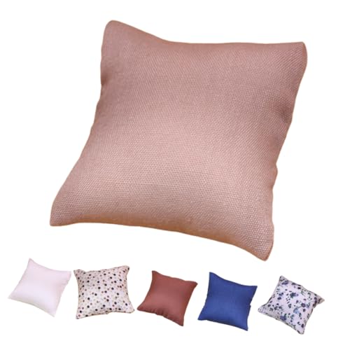 6 Stück Miniatur-puppenhauskissen: Mini-Kissen, Miniatur-Sofa-Kissen, Kleine Kissen, Puppenhausmöbel, Wohnzimmer- -zubehör 6 Stück Miniatur-puppenhauskissen: Mini-Kissen, Miniatur-Sofa-Kissen, Kleine Kissen, Puppenhausmöbel, Wohnzimmer- -zubehör von INOOMP