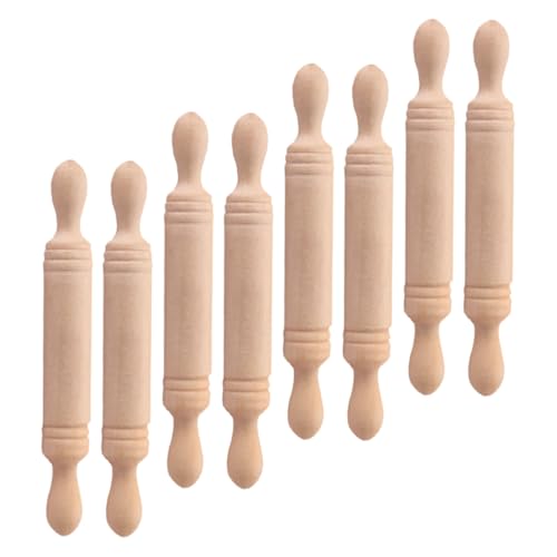 8 Stück Teiliges Nudelholz für Puppenhaus Dekoration für DIY Mini Küchen Sicheres Material Fördert von Kindern 8 Stück Teiliges Nudelholz für Puppenhaus Dekoration für DIY Mini Küchen Sicheres Material Fördert von Kindern von INOOMP