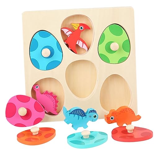 Dinosaurier Puzzle für Holzmaterial Mehrschichtiges Dino Ei Puzzle Fördert Kognitive Fähigkeiten und Eltern Junge Mädchen Interaktion für Jungen Dinosaurier Puzzle für Holzmaterial Mehrschichtiges Dino Ei Puzzle Fördert Kognitive Fähigkeiten und Eltern Junge Mädchen Interaktion für Jungen von INOOMP