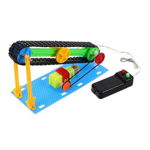 Elektrischer Förderer Förderbandspielzeug für Wissenschaftsexperiment -Kits für Elektronische Lernkits pädagogisches Stammspielzeug kleines Desktop-Förderband Plastik Elektrischer Förderer Förderbandspielzeug für Wissenschaftsexperiment -Kits für Elektronische Lernkits pädagogisches Stammspielzeug kleines Desktop-Förderband Plastik von INOOMP