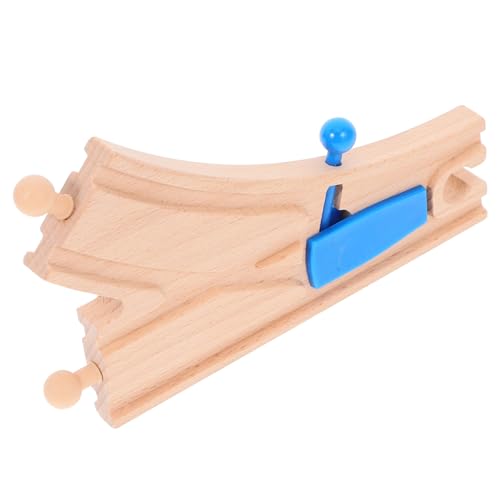 Holzeisenbahn Erweiterungsschiene DIY für Holzschienen Zubehör für Kreative Bahnlandschaften und Spielerisches Lernen Holzeisenbahn Erweiterungsschiene DIY für Holzschienen Zubehör für Kreative Bahnlandschaften und Spielerisches Lernen von INOOMP
