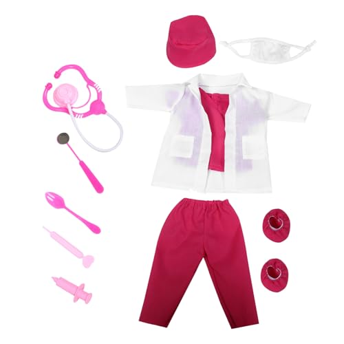 INOOMP 1 Ersatz-Outfit-Set Für 45,7 cm Große Puppen: Outfit Mit Arztthema Und Werkzeug, Miniatur-zubehör Für Verkleidungsspiele – Puppenzubehör Für Rollenspiele Für Kinder INOOMP 1 Ersatz-Outfit-Set Für 45,7 cm Große Puppen: Outfit Mit Arztthema Und Werkzeug, Miniatur-zubehör Für Verkleidungsspiele – Puppenzubehör Für Rollenspiele Für Kinder von INOOMP
