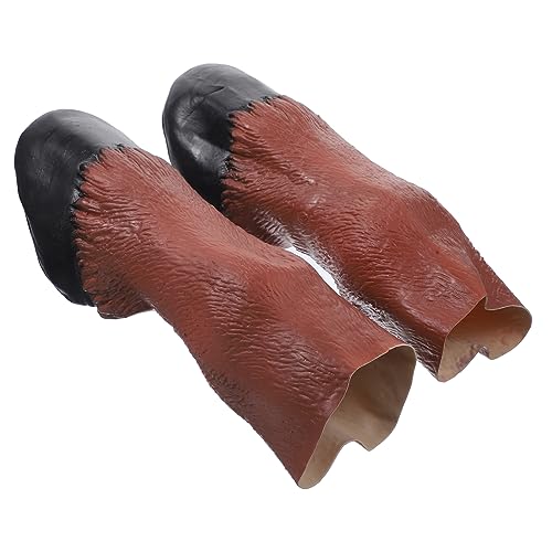 INOOMP 1 Paar Hufeisenhandschuhe Pferd Halloween -Kostüm Hufe Kostüm Körperpflege Handschuhe Halloween Hufe Handschuhe tierischer Handschuh Requisiten Halloween Braun INOOMP 1 Paar Hufeisenhandschuhe Pferd Halloween -Kostüm Hufe Kostüm Körperpflege Handschuhe Halloween Hufe Handschuhe tierischer Handschuh Requisiten Halloween Braun von INOOMP