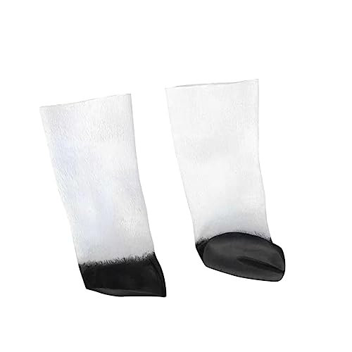 INOOMP 1 Paar Hufeisenhandschuhe Pferde Halloween-Cosplay-hufe Kostüm Hufhandschuhe Pfote Hufe Handschuhe Hufe Für Cosplay Tierischer Handschuh Handschuhe Halloween Weiß INOOMP 1 Paar Hufeisenhandschuhe Pferde Halloween-Cosplay-hufe Kostüm Hufhandschuhe Pfote Hufe Handschuhe Hufe Für Cosplay Tierischer Handschuh Handschuhe Halloween Weiß von INOOMP