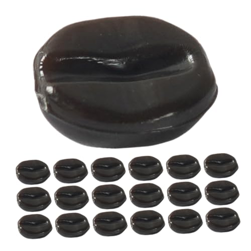 INOOMP 1 Packung Kaffeebohnenspielzeug Probieren vorgeben Party gefälscht Schmuckverzierung DIY zubehör Kaffeebohnen bezaubern künstliche Kaffeebohnen Bastelzubehör PVC von INOOMP