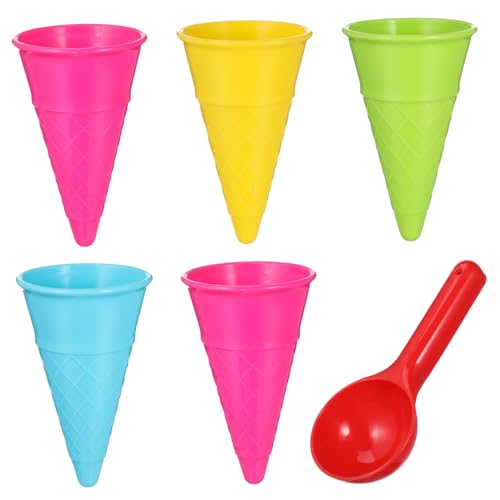 INOOMP 1 Satz 6 Stück Eisschaufelspielzeug Sand- Vorgeben Zapfen Creme Scoop Strand Eistüte Sandspielzeug Für Eistüten Spielzeugschaufel Sandspielzeug- Sahneschaufel INOOMP 1 Satz 6 Stück Eisschaufelspielzeug Sand- Vorgeben Zapfen Creme Scoop Strand Eistüte Sandspielzeug Für Eistüten Spielzeugschaufel Sandspielzeug- Sahneschaufel von INOOMP