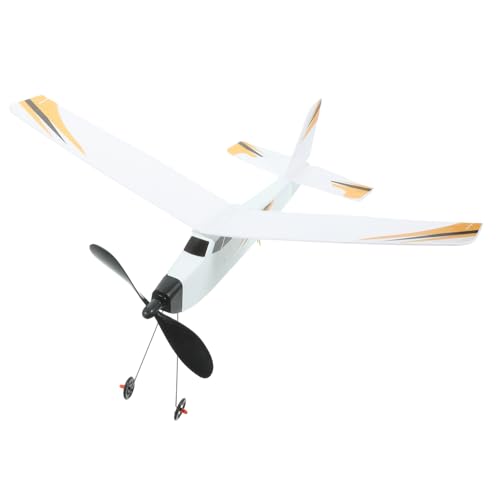 INOOMP 1 Satz Angetriebenes Flugzeugmodell Flugzeuge Für Draußen Outdoor Spielzeuge Kinderspielzeug Outdoor Gummibänder Orange Folge von INOOMP