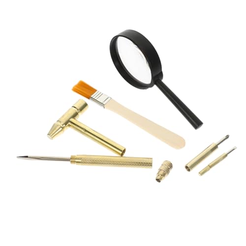 INOOMP 1 Satz Archaeologisches Ausgrabungsset Teiliges Werkzeugset mit Hammer Meißel und Pinsel für Kreatives Feinmotorik für Jungen INOOMP 1 Satz Archaeologisches Ausgrabungsset Teiliges Werkzeugset mit Hammer Meißel und Pinsel für Kreatives Feinmotorik für Jungen von INOOMP