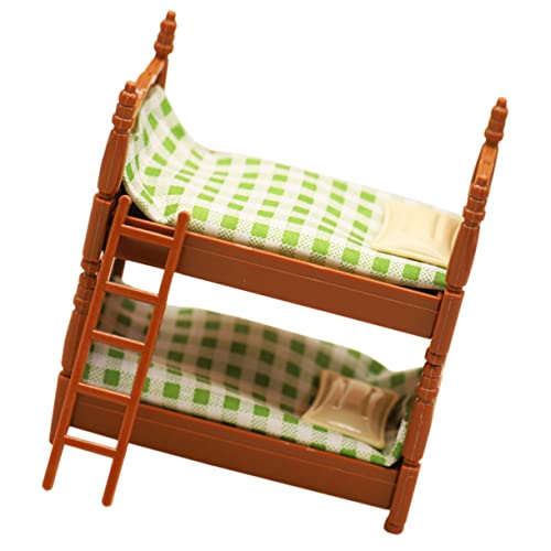 INOOMP 1 Satz Auf Der Oberen Und Unteren Koje Puppenminibett Miniatur -etagenbettmodell Kinderspielzeug Mini- Kindermöbel Puppenhaus Spielset Puppenhausbett Plastik INOOMP 1 Satz Auf Der Oberen Und Unteren Koje Puppenminibett Miniatur -etagenbettmodell Kinderspielzeug Mini- Kindermöbel Puppenhaus Spielset Puppenhausbett Plastik von INOOMP