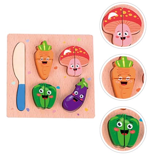 INOOMP 1 Satz Bausteine ​​Slicer Kinderspielzeug Schneidespielzeug Simulationsspielzeug Sicheres Schneidespielzeug Dreidimensionales Lernspielzeug Kinderschneidespielzeug von INOOMP