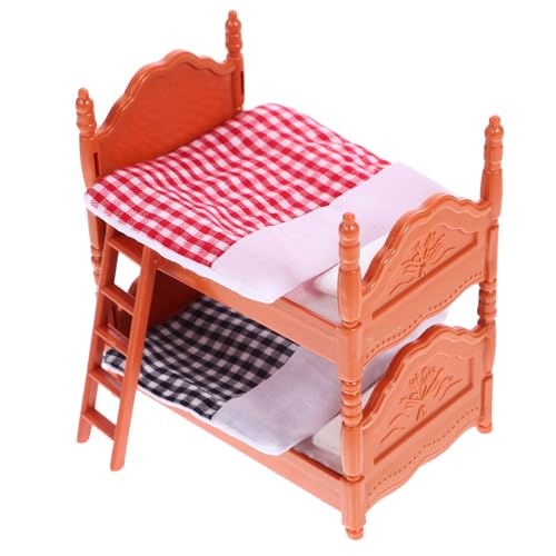 INOOMP 1 Satz Bettmodell Miniatur Etagenbett für Puppen Mini-Möbeldekoration winzig Puppenhausbett Etagenbett-Ornament Puppenhaus-Etagenbett- Puppenhausmöbel Abs INOOMP 1 Satz Bettmodell Miniatur Etagenbett für Puppen Mini-Möbeldekoration winzig Puppenhausbett Etagenbett-Ornament Puppenhaus-Etagenbett- Puppenhausmöbel Abs von INOOMP