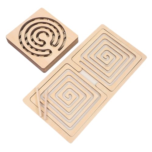 INOOMP 1 Satz Denkspiel Spielzeuggehirn Gehirnspielzeug Tischpuzzle Zugpuzzle Handspiele Gehirnverbesserungsgerät für Kognitive Beeinträchtigungsspiele Holz Khaki INOOMP 1 Satz Denkspiel Spielzeuggehirn Gehirnspielzeug Tischpuzzle Zugpuzzle Handspiele Gehirnverbesserungsgerät für Kognitive Beeinträchtigungsspiele Holz Khaki von INOOMP