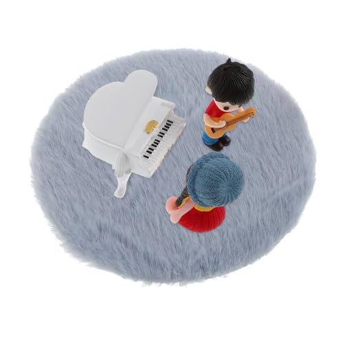 INOOMP 1 Satz Desktop-Dekorationen Mini-klavierfiguren Mini-gitarrenfiguren Musik Figur Klavier Dekoration Miniatur-puppenhauszubehör Mini -Paar Musikfiguren Harz von INOOMP
