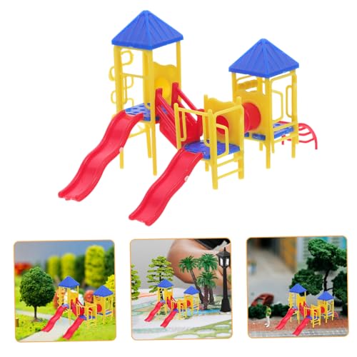 INOOMP 1 Satz Diamodell Miniatur-Spielplatzmodell Szene Sandtischverzierung Minispielplatz Miniaturspielplatz kinderzimmerdeko Room Decoration Dollhouse Decor Puppenhausdekor Plastik von INOOMP
