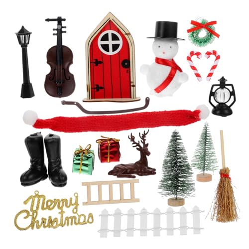INOOMP 1 Satz Elf Doll House Puppenhaus-Miniaturbausatz Mini-Puppenhaus-Zubehör Puppenhausfiguren Mini Dollhouse Weihnachtsfiguren Weihnachtsminiaturen Dollhouse Dekoration Plastik INOOMP 1 Satz Elf Doll House Puppenhaus-Miniaturbausatz Mini-Puppenhaus-Zubehör Puppenhausfiguren Mini Dollhouse Weihnachtsfiguren Weihnachtsminiaturen Dollhouse Dekoration Plastik von INOOMP