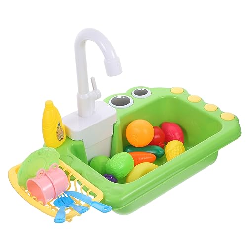 INOOMP 1 Satz Geschirrspüler Waschbeckenspielzeug für Kleinkinder Spielwaschbecken für Kleinkinder Küchenspüle Rollenspiel Geschirrspülen Plastik Light Green INOOMP 1 Satz Geschirrspüler Waschbeckenspielzeug für Kleinkinder Spielwaschbecken für Kleinkinder Küchenspüle Rollenspiel Geschirrspülen Plastik Light Green von INOOMP