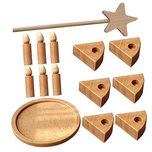 INOOMP 1 Satz Holzspielzeug für Geburtstagsfeiern DIY Kuchen für Rollenspiele Sicher und Stabil für Jungen für Kinderzimmerdekoration und Lernzwecke INOOMP 1 Satz Holzspielzeug für Geburtstagsfeiern DIY Kuchen für Rollenspiele Sicher und Stabil für Jungen für Kinderzimmerdekoration und Lernzwecke von INOOMP