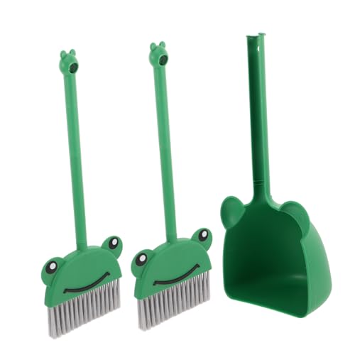 INOOMP 1 Satz Kehrschaufel für Kleinkind Besen Kinderbesen Besenstiel für Mini -Besen mit Staubpan für Jungen Reinigungswerkzeuge für Plastik Green INOOMP 1 Satz Kehrschaufel für Kleinkind Besen Kinderbesen Besenstiel für Mini -Besen mit Staubpan für Jungen Reinigungswerkzeuge für Plastik Green von INOOMP