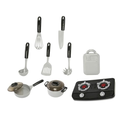 INOOMP 1 Satz Küchenspielzeugkinderset Küchenutensilien Zum Thema Küche Küchenspielzeug Für Bildungsspielzeug Nachahmung Von Küchenspielzeug Silver PVC INOOMP 1 Satz Küchenspielzeugkinderset Küchenutensilien Zum Thema Küche Küchenspielzeug Für Bildungsspielzeug Nachahmung Von Küchenspielzeug Silver PVC von INOOMP