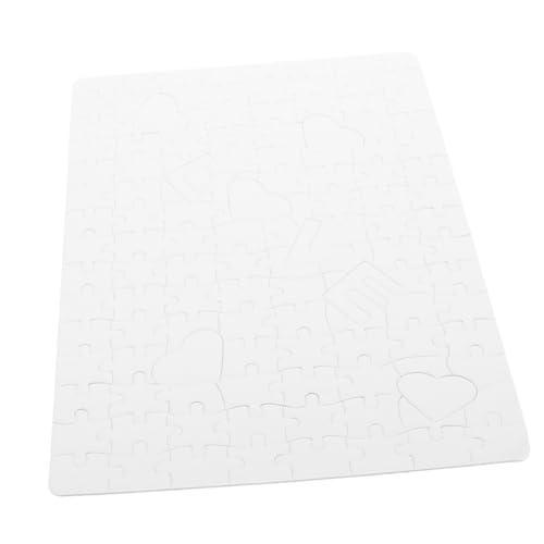 INOOMP 1 Satz Liebesrätsel Transferrätsel Leerlaufpuzzle Für Sublimation Wärmeübertragungs-rohling-Puzzle Sublimations-Puzzle-Handwerk Einfach Drücken Sublimationsrätsel Hitze Weiß Papier INOOMP 1 Satz Liebesrätsel Transferrätsel Leerlaufpuzzle Für Sublimation Wärmeübertragungs-rohling-Puzzle Sublimations-Puzzle-Handwerk Einfach Drücken Sublimationsrätsel Hitze Weiß Papier von INOOMP