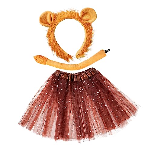 INOOMP 1 Satz Löwen-Charakterkostüm Löwen-Tutu-Kostüm Löwenkostüm Kleinkind Kostümzubehör und - für Mädchen Löwentanzkostüm Tierkostüme für Polyester INOOMP 1 Satz Löwen-Charakterkostüm Löwen-Tutu-Kostüm Löwenkostüm Kleinkind Kostümzubehör und - für Mädchen Löwentanzkostüm Tierkostüme für Polyester von INOOMP