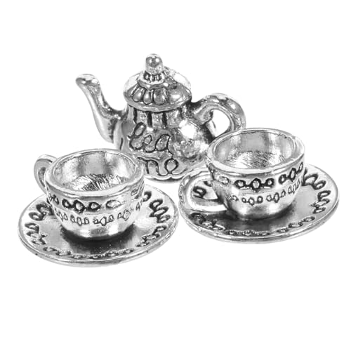INOOMP 1satz Mini Aus Metall Teiliges Dekoratives Miniatur Teekannen Teetasse Für Küche Stilvoll Und Langlebig Für Sammler Ornament INOOMP 1satz Mini Aus Metall Teiliges Dekoratives Miniatur Teekannen Teetasse Für Küche Stilvoll Und Langlebig Für Sammler Ornament von INOOMP