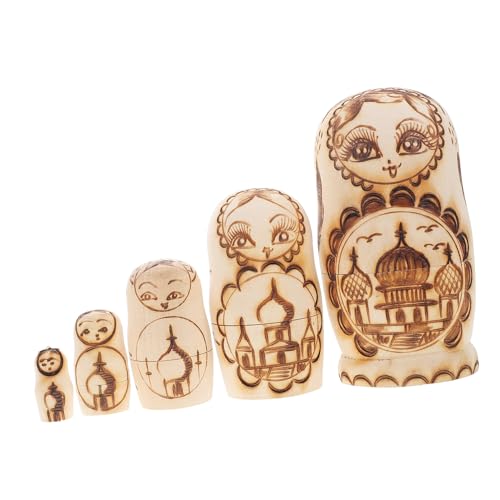 INOOMP 1 Satz Matroschka-reliefgeschenk Leere Nistpuppen Nistspielzeug Leeres Holzspielzeug Russische Puppe Holzpuppen DIY -holzhandwerk Basteln Mit Nistpuppen Hölzern Khaki INOOMP 1 Satz Matroschka-reliefgeschenk Leere Nistpuppen Nistspielzeug Leeres Holzspielzeug Russische Puppe Holzpuppen DIY -holzhandwerk Basteln Mit Nistpuppen Hölzern Khaki von INOOMP