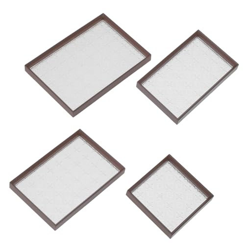 INOOMP 1 Satz Mini- -Ausstellungstablett LED Puppe Miniatur Mini-Geschirrmodell Mini-Haustablett-Dekorationen Mini House Accessory kleines Tablettmodell PVC Brown INOOMP 1 Satz Mini- -Ausstellungstablett LED Puppe Miniatur Mini-Geschirrmodell Mini-Haustablett-Dekorationen Mini House Accessory kleines Tablettmodell PVC Brown von INOOMP