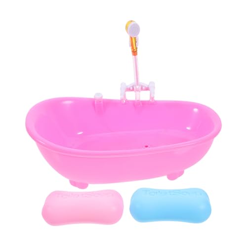 INOOMP 1 Satz Mini -Badezimmerspielzeug Miniaturbadewanne Babybadspielzeug Miniatur-Badewanne Badespielzeug Puppenhaus-Badewanne kleines Kleinkindspielzeug Abs Rosa INOOMP 1 Satz Mini -Badezimmerspielzeug Miniaturbadewanne Babybadspielzeug Miniatur-Badewanne Badespielzeug Puppenhaus-Badewanne kleines Kleinkindspielzeug Abs Rosa von INOOMP