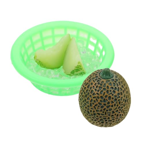 INOOMP 1 Satz Mini -Cantaloupe dekorative Melone Obstmodell Obstprops gefälschte Melone Kunstobst aus der Küche Fruchtfiguren Essensmodell Cantaloupe- Harz INOOMP 1 Satz Mini -Cantaloupe dekorative Melone Obstmodell Obstprops gefälschte Melone Kunstobst aus der Küche Fruchtfiguren Essensmodell Cantaloupe- Harz von INOOMP