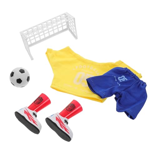 INOOMP 1 Satz Mini-Fingerfußball Lustige Tischplatte Fingerfußballspiel Finger Fußball Mini Kid Educational Foosball Fußball-Brettspiel Tischfußballspiel Plastik Gelb INOOMP 1 Satz Mini-Fingerfußball Lustige Tischplatte Fingerfußballspiel Finger Fußball Mini Kid Educational Foosball Fußball-Brettspiel Tischfußballspiel Plastik Gelb von INOOMP