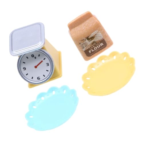 INOOMP 1 Satz Mini Küchenmodell Dekoratives Mini-Modell Simuliertes Küchengeschirr-kit Miniatur Schmücken Küchenspielzeug Mini-raumszenenspielzeug Mini- Plastik von INOOMP