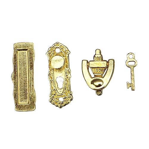 INOOMP 1 Satz Mini Möbeldekoration Mini-Pull-Ring-Ornament Innendekoration Der Tür Mini- -Pull-Ring- Mini-Hardware-Handwerk Mini-zugring Schmücken Mini-Hardware-kit Golden Metall INOOMP 1 Satz Mini Möbeldekoration Mini-Pull-Ring-Ornament Innendekoration Der Tür Mini- -Pull-Ring- Mini-Hardware-Handwerk Mini-zugring Schmücken Mini-Hardware-kit Golden Metall von INOOMP