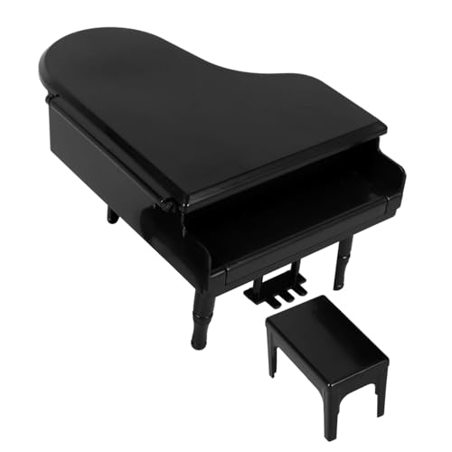INOOMP 1 Satz Mini- -Musikinstrument Puppenstubenmöbel Klavier Puppenhausmöbel und Zubehör Mini-Hausschmuck Puppenhaus Klavier und Hocker Mini-Piano-Modell Schwarz INOOMP 1 Satz Mini- -Musikinstrument Puppenstubenmöbel Klavier Puppenhausmöbel und Zubehör Mini-Hausschmuck Puppenhaus Klavier und Hocker Mini-Piano-Modell Schwarz von INOOMP