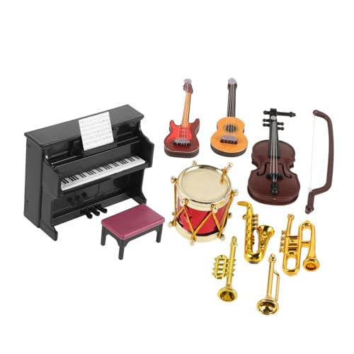 INOOMP 1 Satz Mini-Musikinstrumentenmodell Miniatur Musical Puppenhaus Violine spielzeuge Mini-Instrument für den Landschaftsbau Realistische Mini -Hausdekoration Puppeninstrument Plastik INOOMP 1 Satz Mini-Musikinstrumentenmodell Miniatur Musical Puppenhaus Violine spielzeuge Mini-Instrument für den Landschaftsbau Realistische Mini -Hausdekoration Puppeninstrument Plastik von INOOMP
