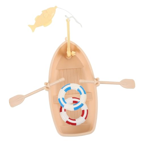 INOOMP 1 Satz Mini-Ornament Im Sommerstil Boot Strand Klein Puppe Mini- Zubehör Für Mikroszenen Mikroszenen-Layout-Requisiten Mikrolandschafts-kinderspielzeug Plastik von INOOMP