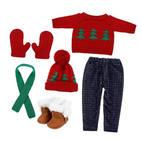 INOOMP 1 Satz Mini -Puppen -Weihnachtsanzug Schal Puppenkostüm Puppen-Weihnachtskleidungs-Requisiten für Weihnachtspullover Puppen-Weihnachtsoutfits kleines Puppenoutfit Baumwolle INOOMP 1 Satz Mini -Puppen -Weihnachtsanzug Schal Puppenkostüm Puppen-Weihnachtskleidungs-Requisiten für Weihnachtspullover Puppen-Weihnachtsoutfits kleines Puppenoutfit Baumwolle von INOOMP