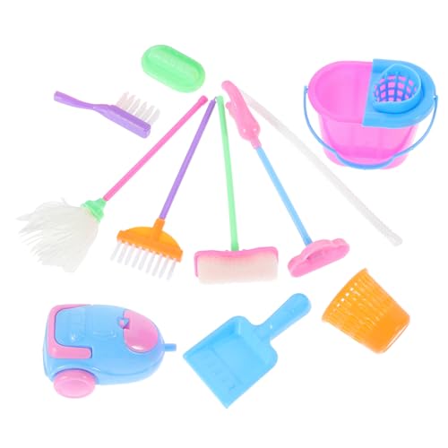 INOOMP 1 Satz Mini -reinigungswerkzeugspielzeug Für Kleinkinder Reinigen Bildungsspielzeug Interaktiver Kinderspielzeug Kinderversorgung Reinigen Mini-Sachen Plastik von INOOMP
