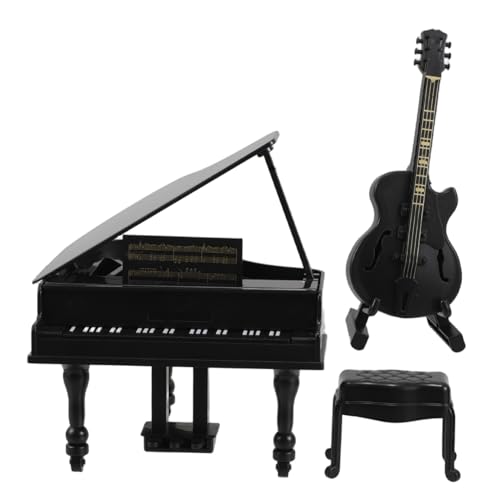 INOOMP 1 Satz Miniatur-Musikinstrument Miniatur-gitarrenfiguren Dollhouse Dekorationen Puppenhauszubehör Miniatur-klaviermodell Puppenhaus-musikinstrumente Miniatur Gitarre Plastik INOOMP 1 Satz Miniatur-Musikinstrument Miniatur-gitarrenfiguren Dollhouse Dekorationen Puppenhauszubehör Miniatur-klaviermodell Puppenhaus-musikinstrumente Miniatur Gitarre Plastik von INOOMP
